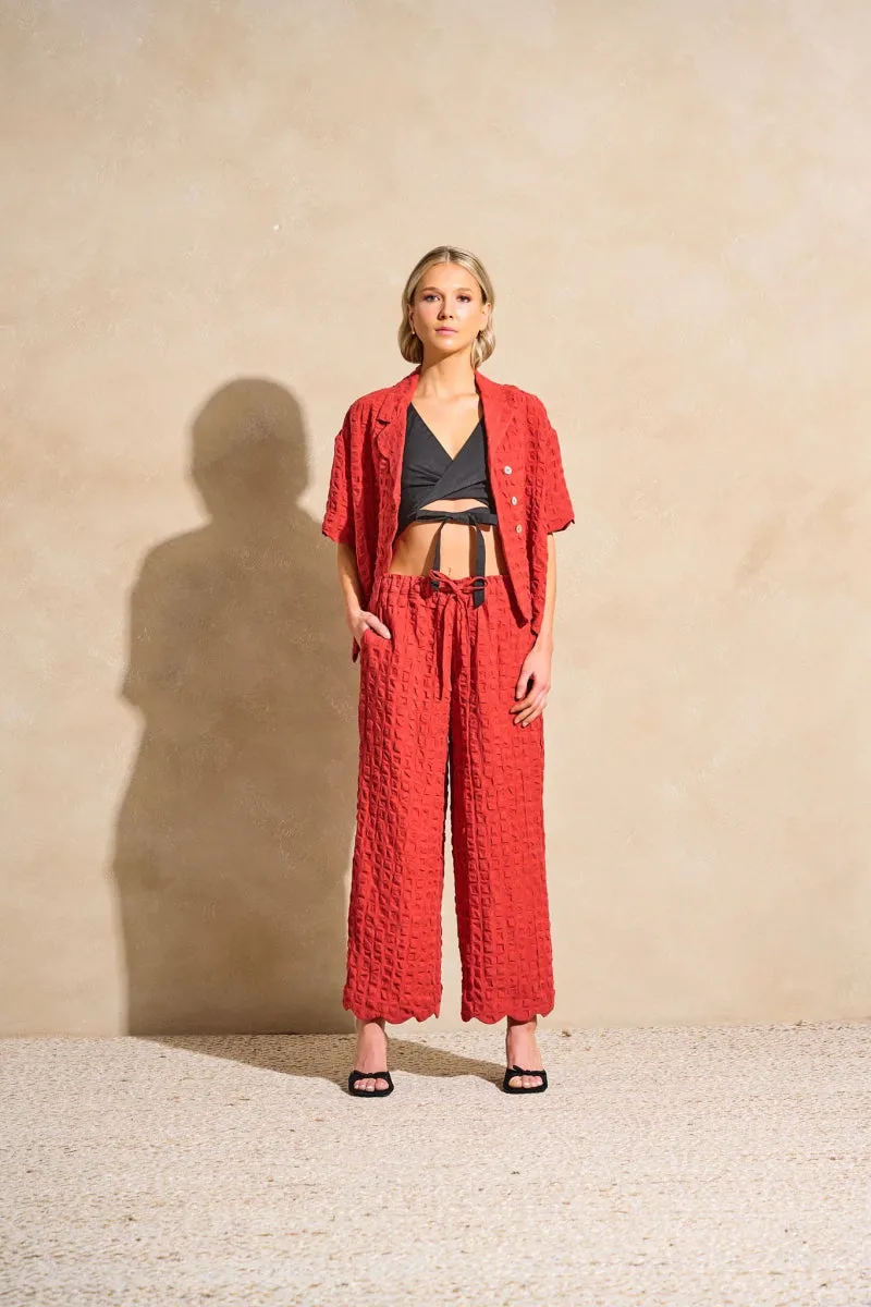 DorsaLi Nuage Shirt (Paprika)