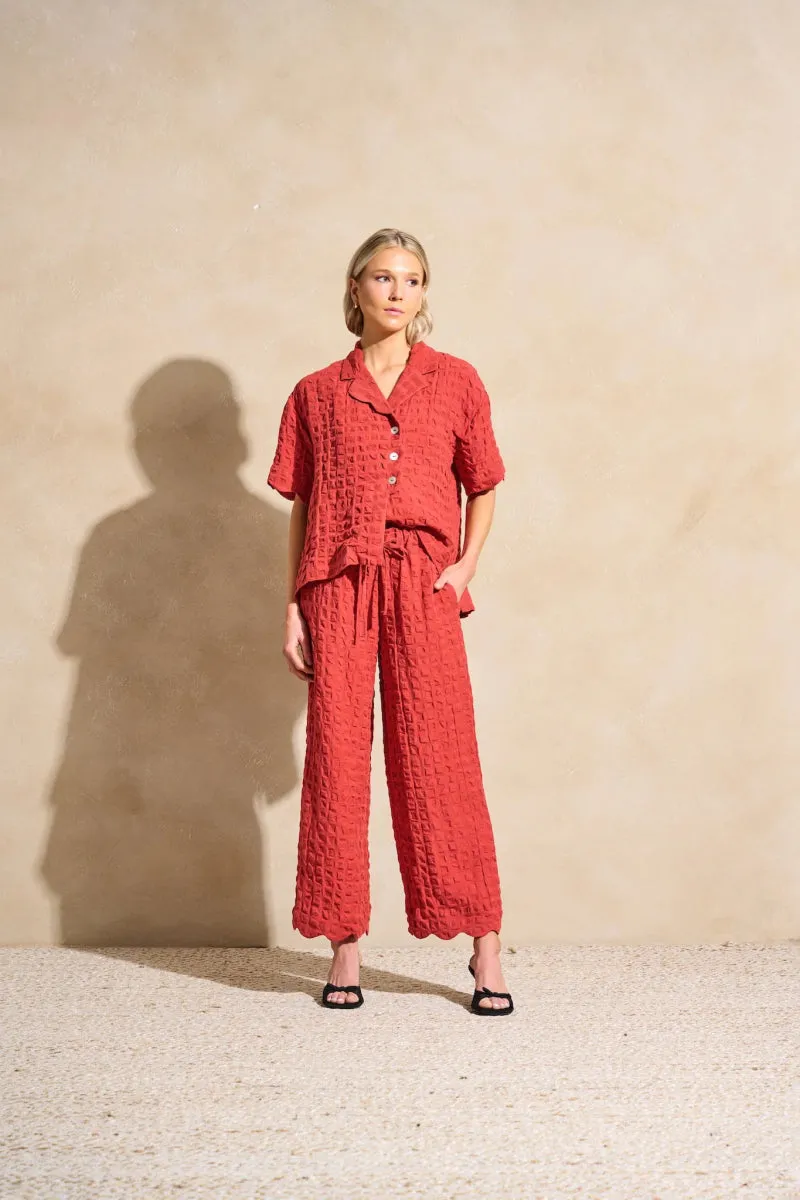 DorsaLi Nuage Shirt (Paprika)