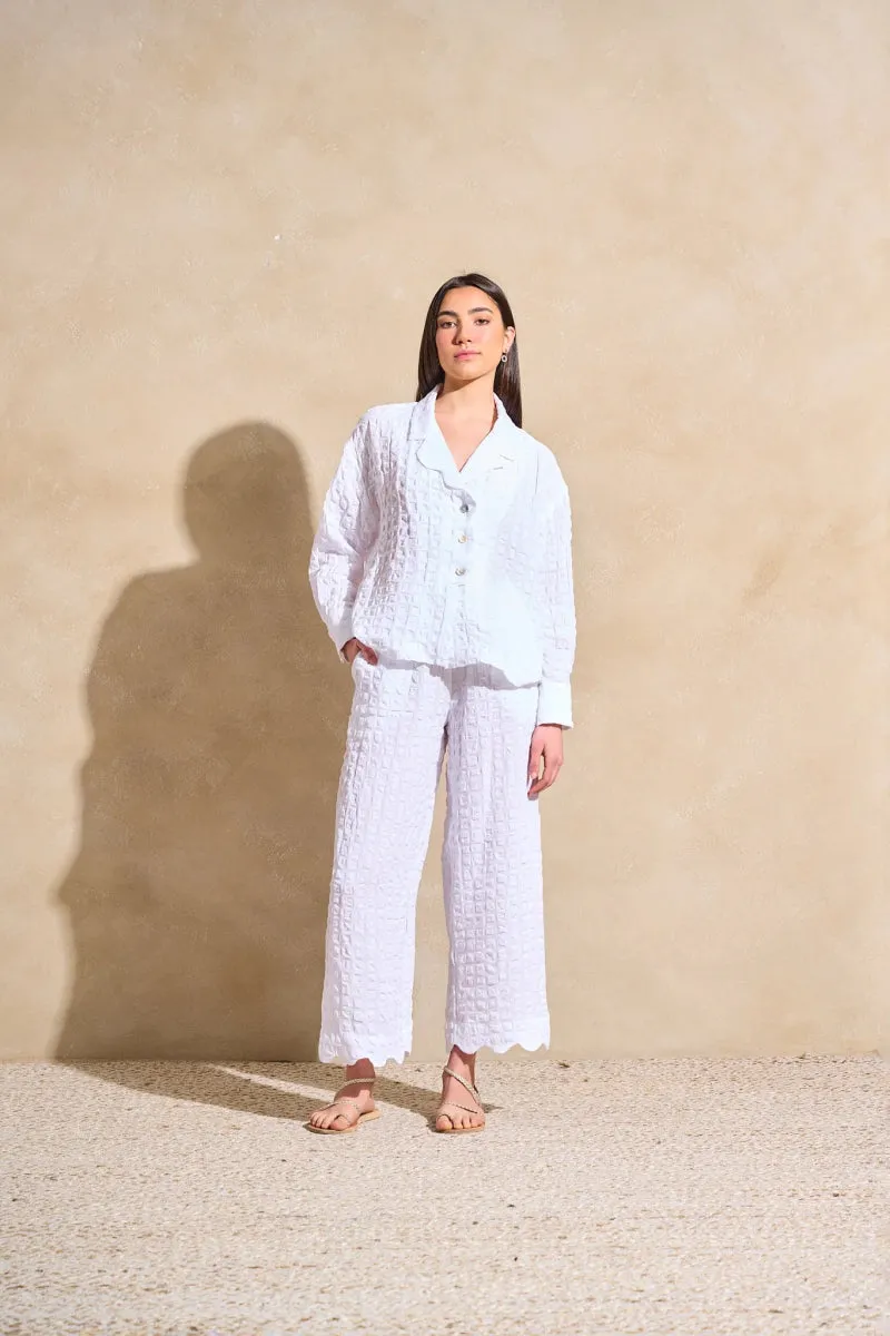 DorsaLi Nuage Shirt (White)