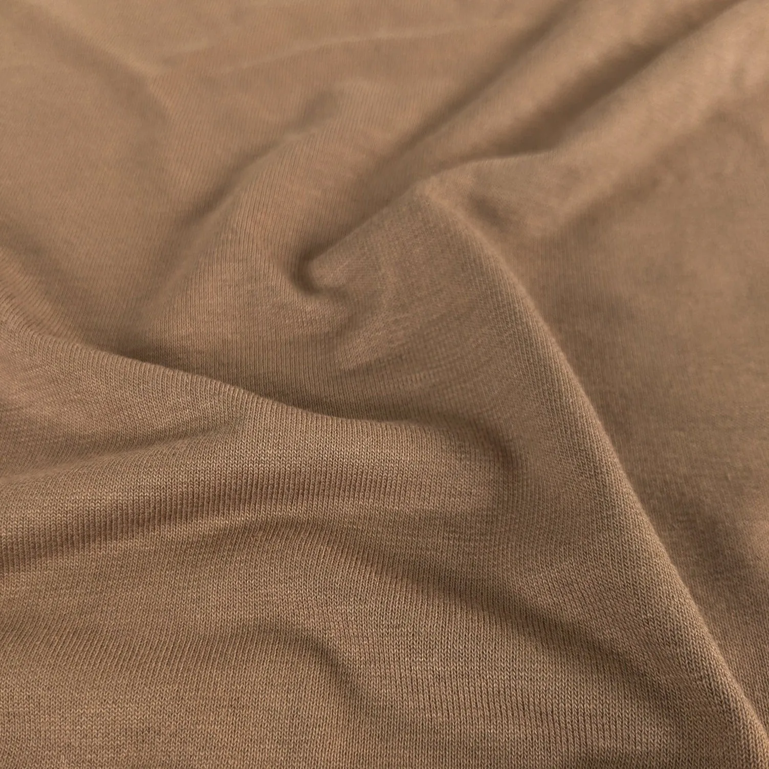 Eco-conscious Viscose  Jersey Knit - Coconut Husk
