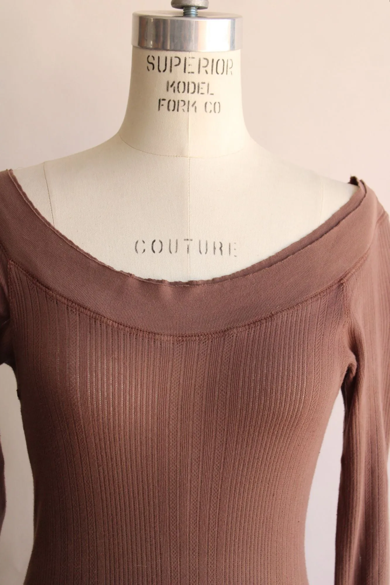 Eco-Ganik womens Dress in brown, Size Small, Full length, multi tiered