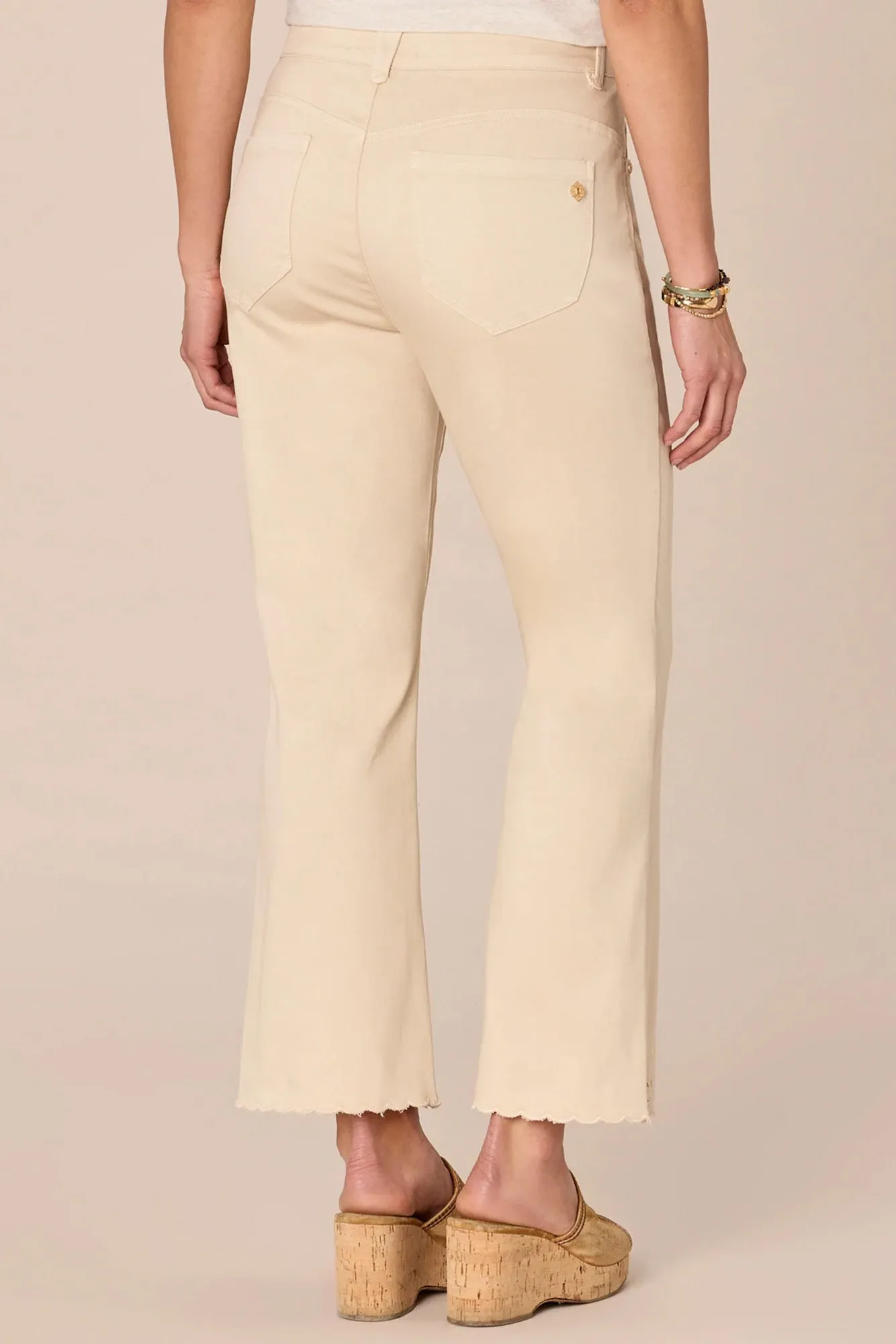 Embroidered Itty Bitty Flare Jean