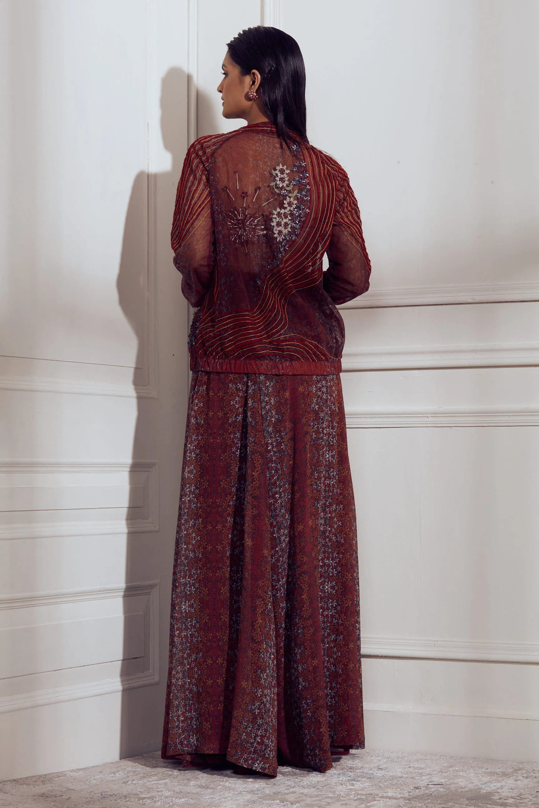 Euphorbia bomber jacket-trouser Set