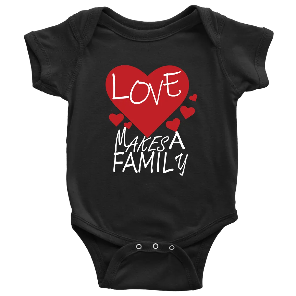 Family Love Baby Bodysuit