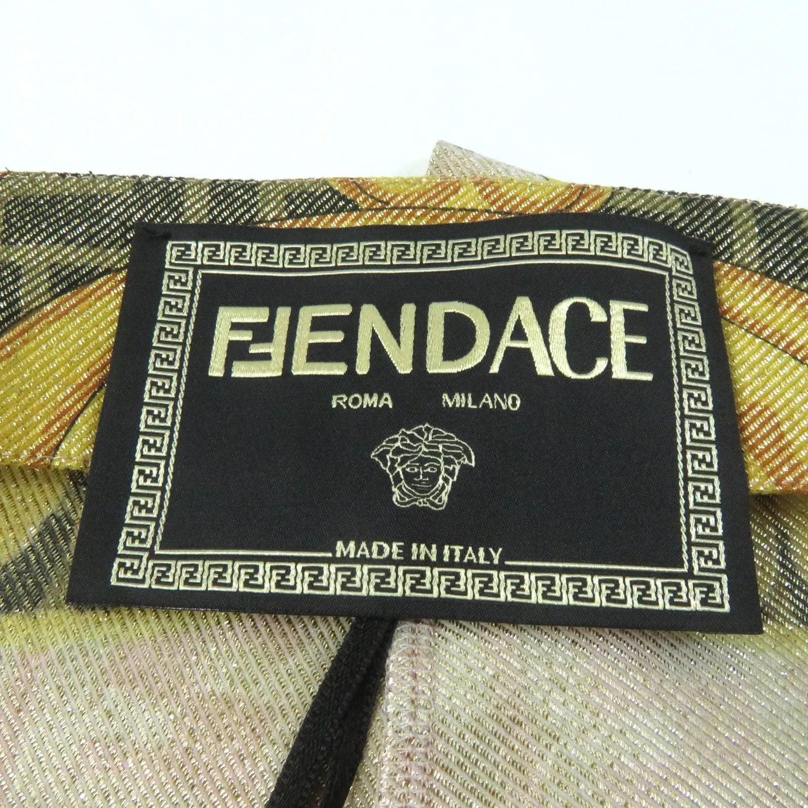 Fendi FF Logo Baroque Leggings Pants Multi 36