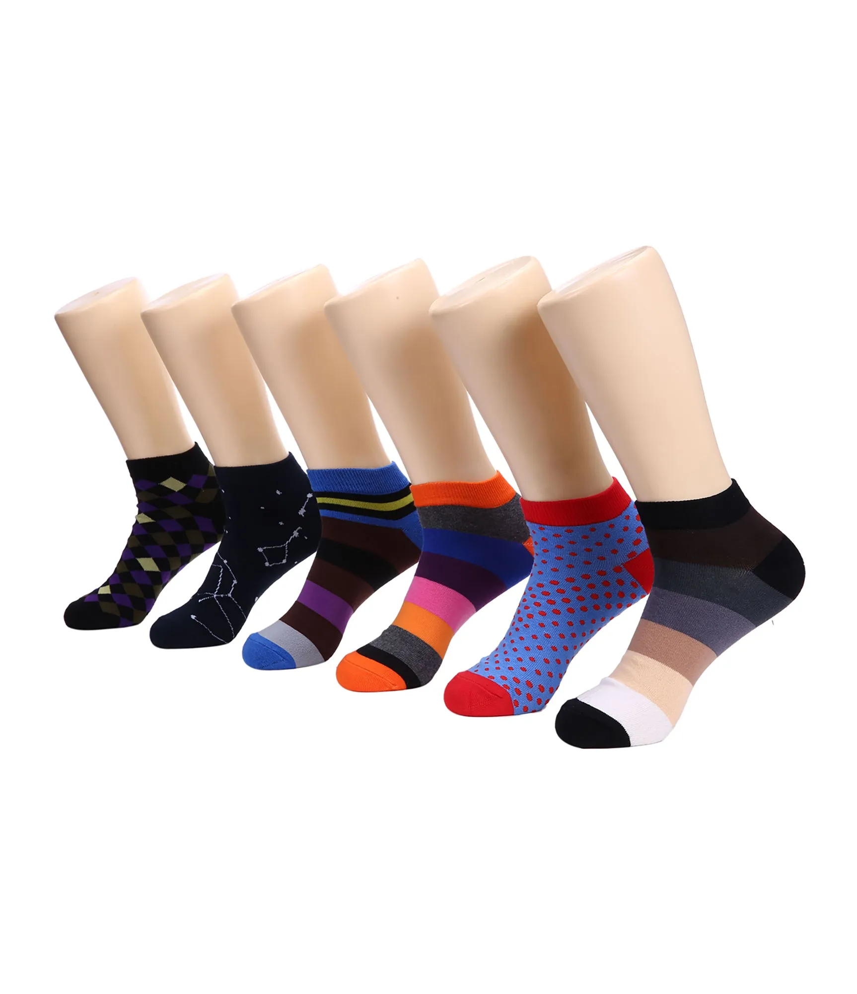 Forward March Dress Ankle Socks 6 Pack