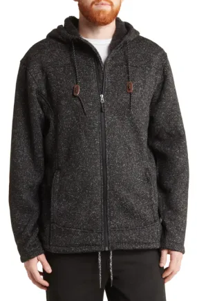 Free Country Mens Osprey Sweater Knit Fleece Jacket