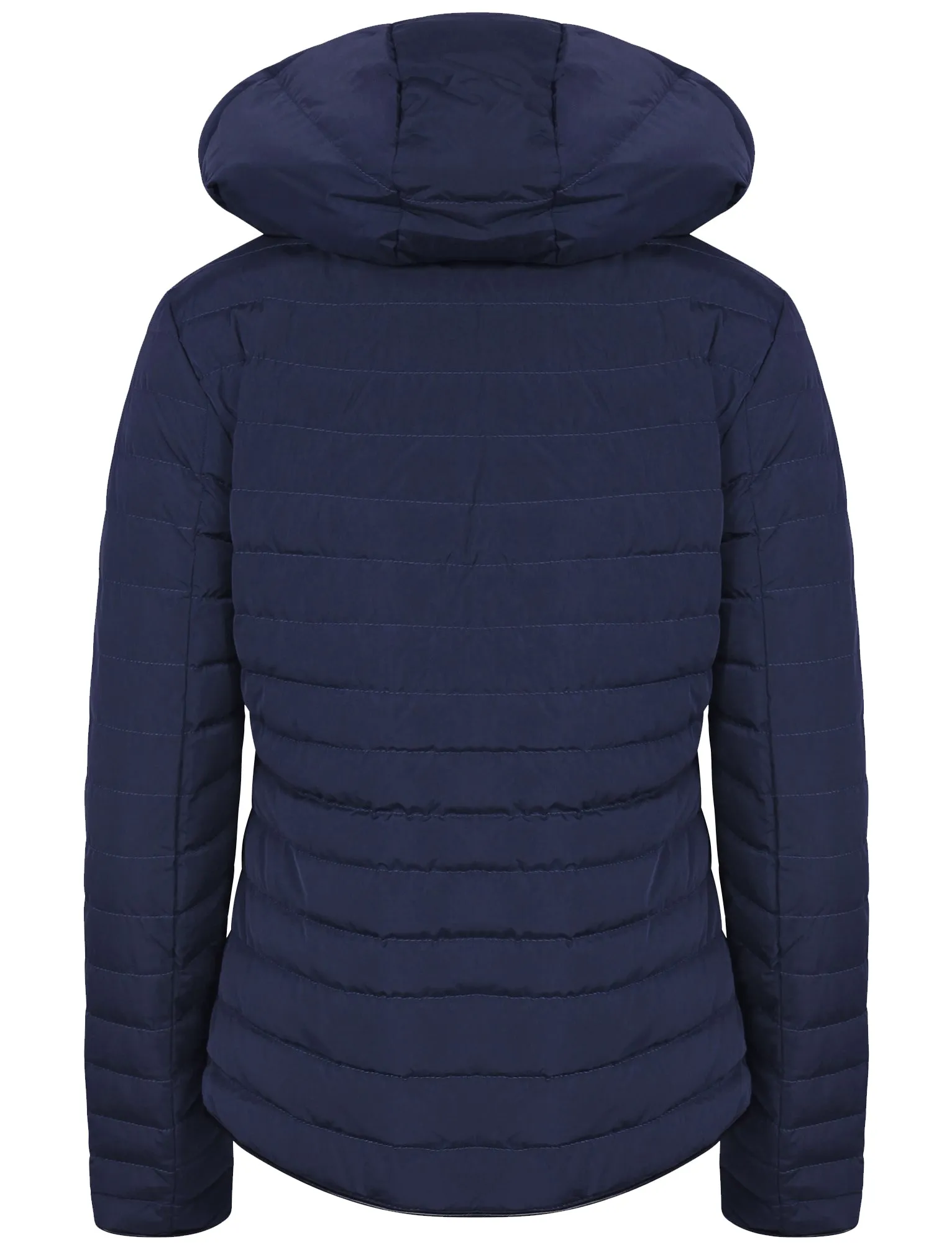 Ginger Quilted Hooded Jacket in Navy - Tokyo Laundry