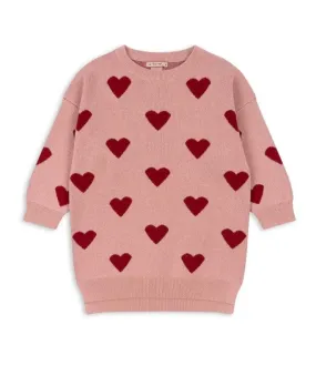 Girls Dresses | Lapis Knit Dress in Mellow Rose | Konges Slojd