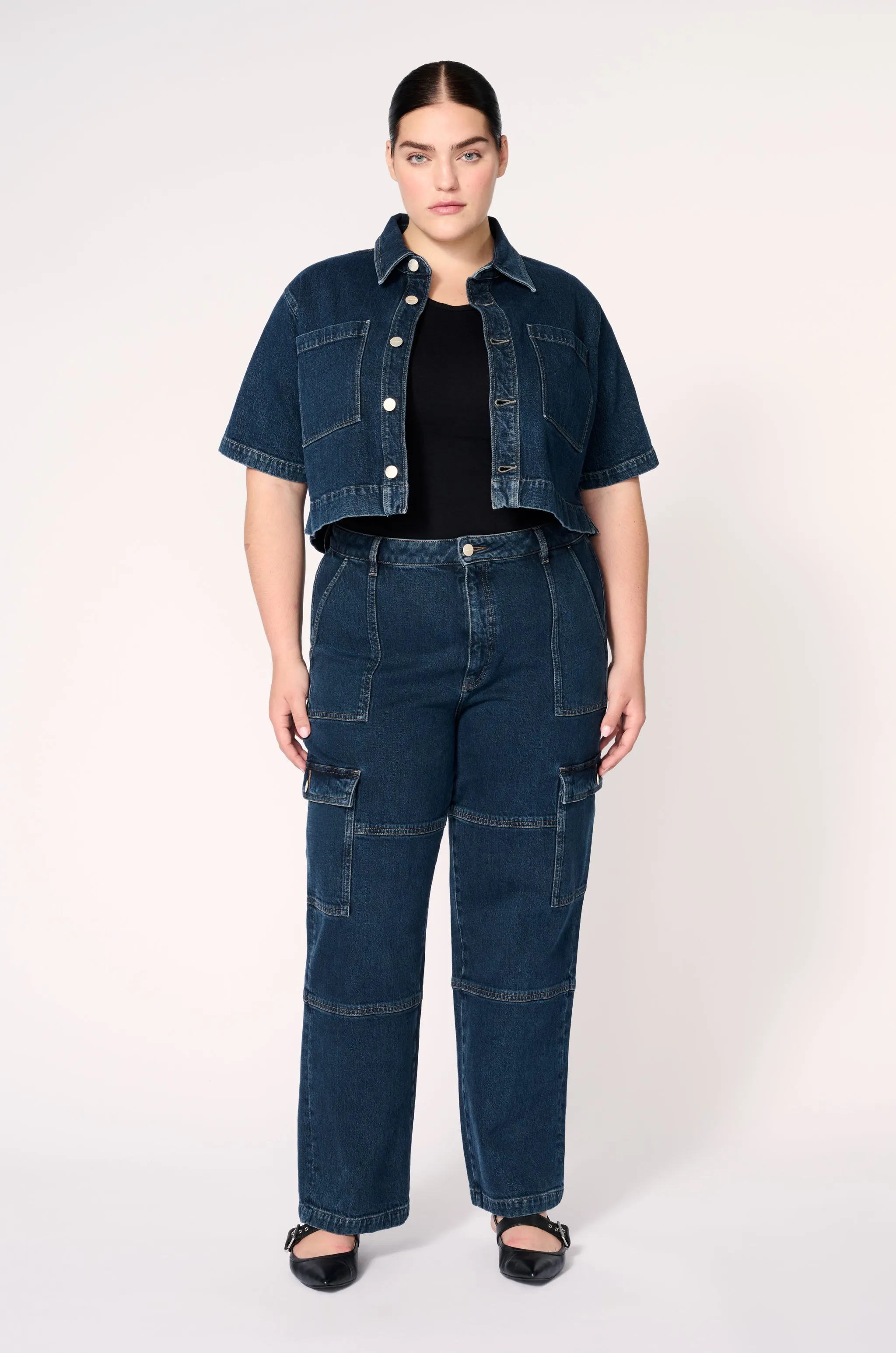 GLA PLUS - RELAXED CARGO JEANS | SPEECHLESS
