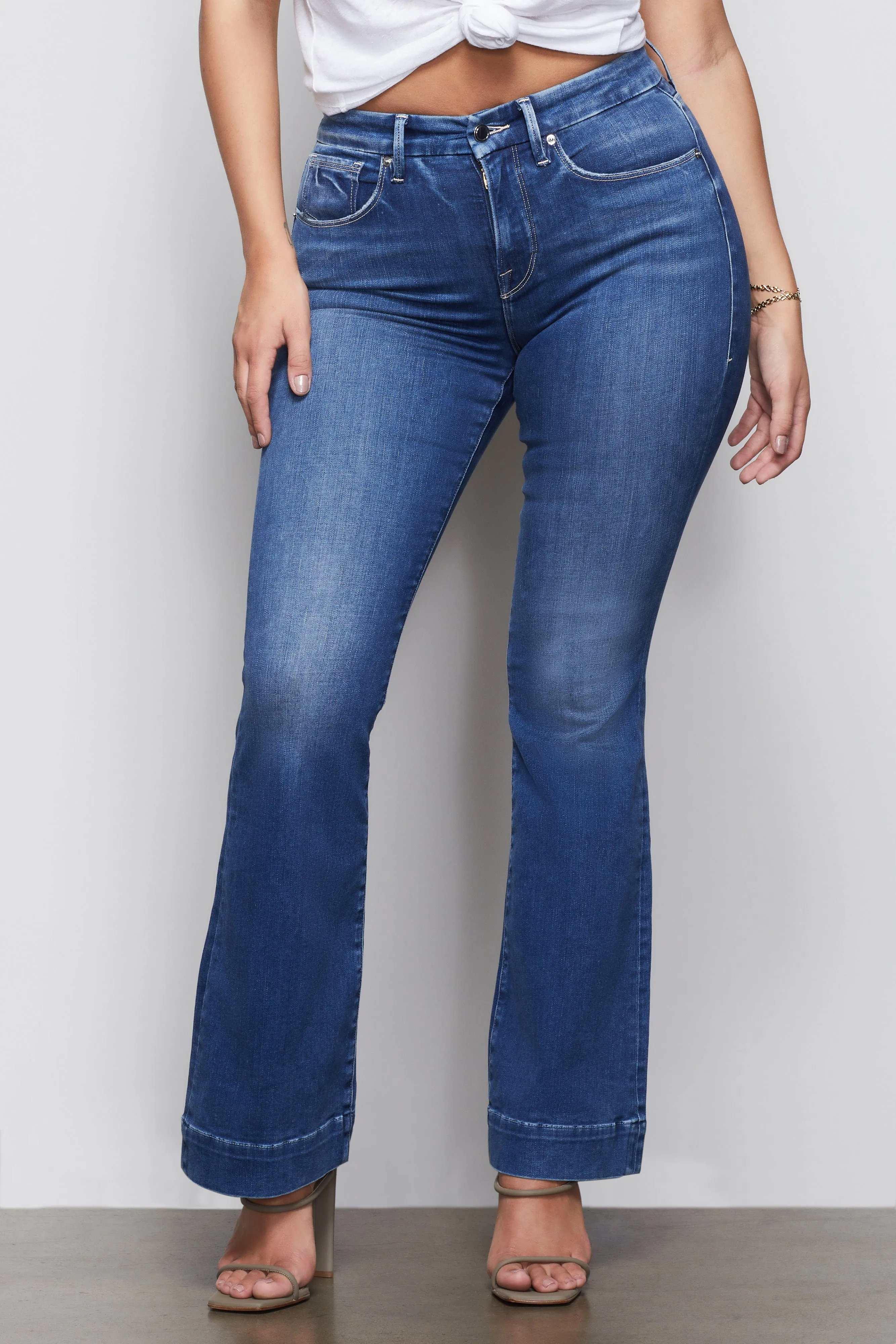 GOOD FLARE TROUSER HEM | BLUE363