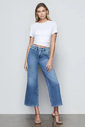 GOOD WAIST PALAZZO CROP | BLUE453