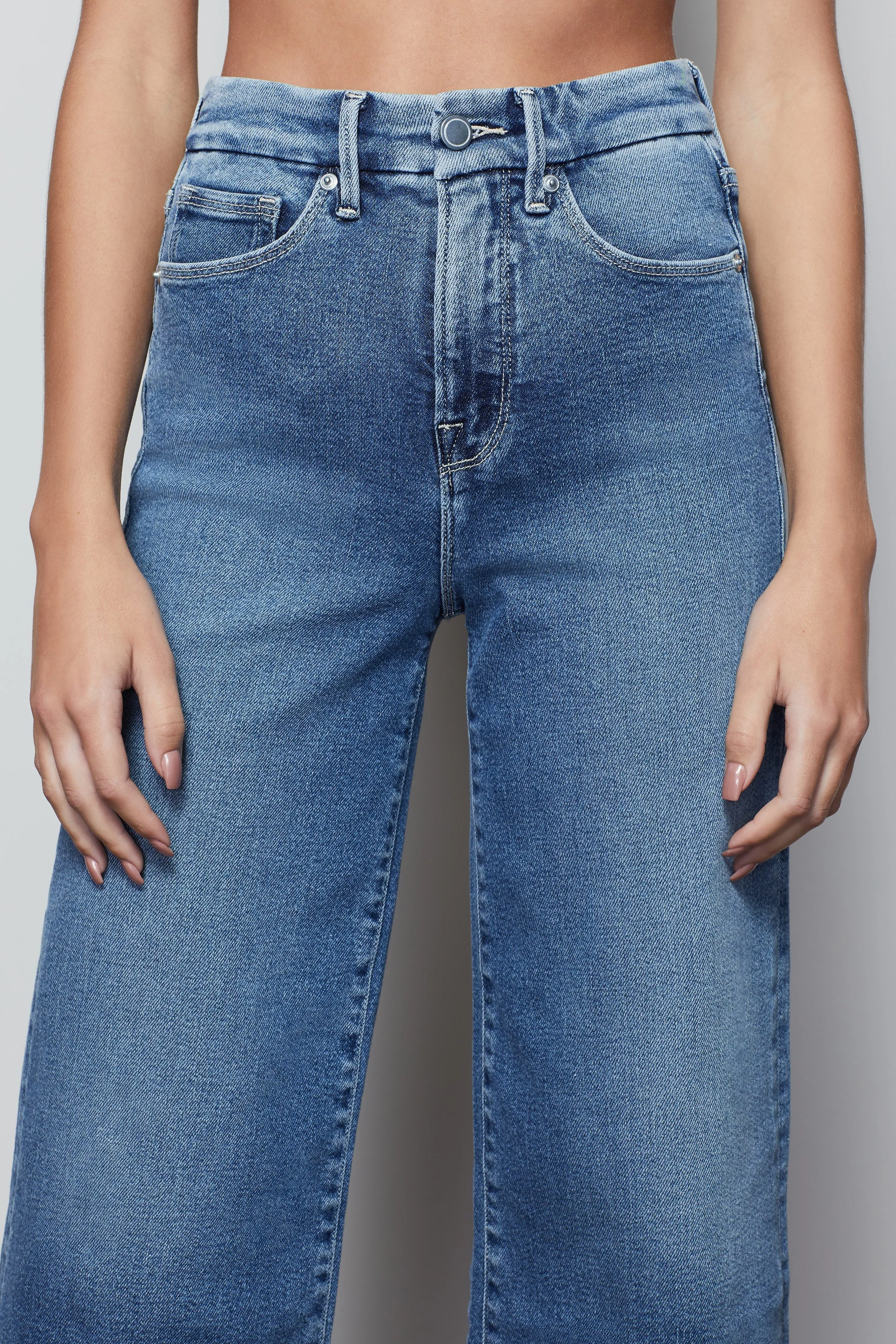 GOOD WAIST PALAZZO CROP | BLUE453
