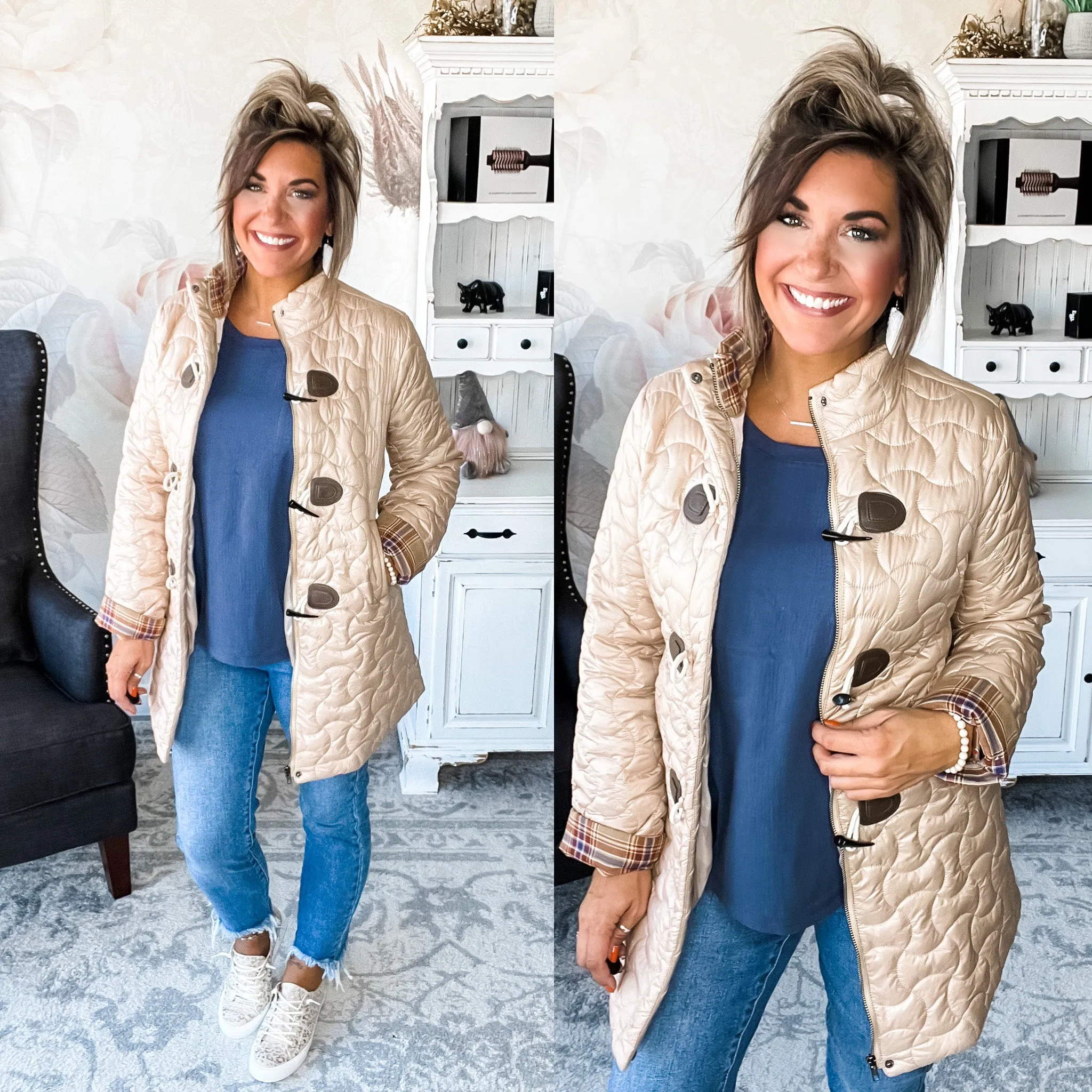 Hang On To You Quilted Jacket