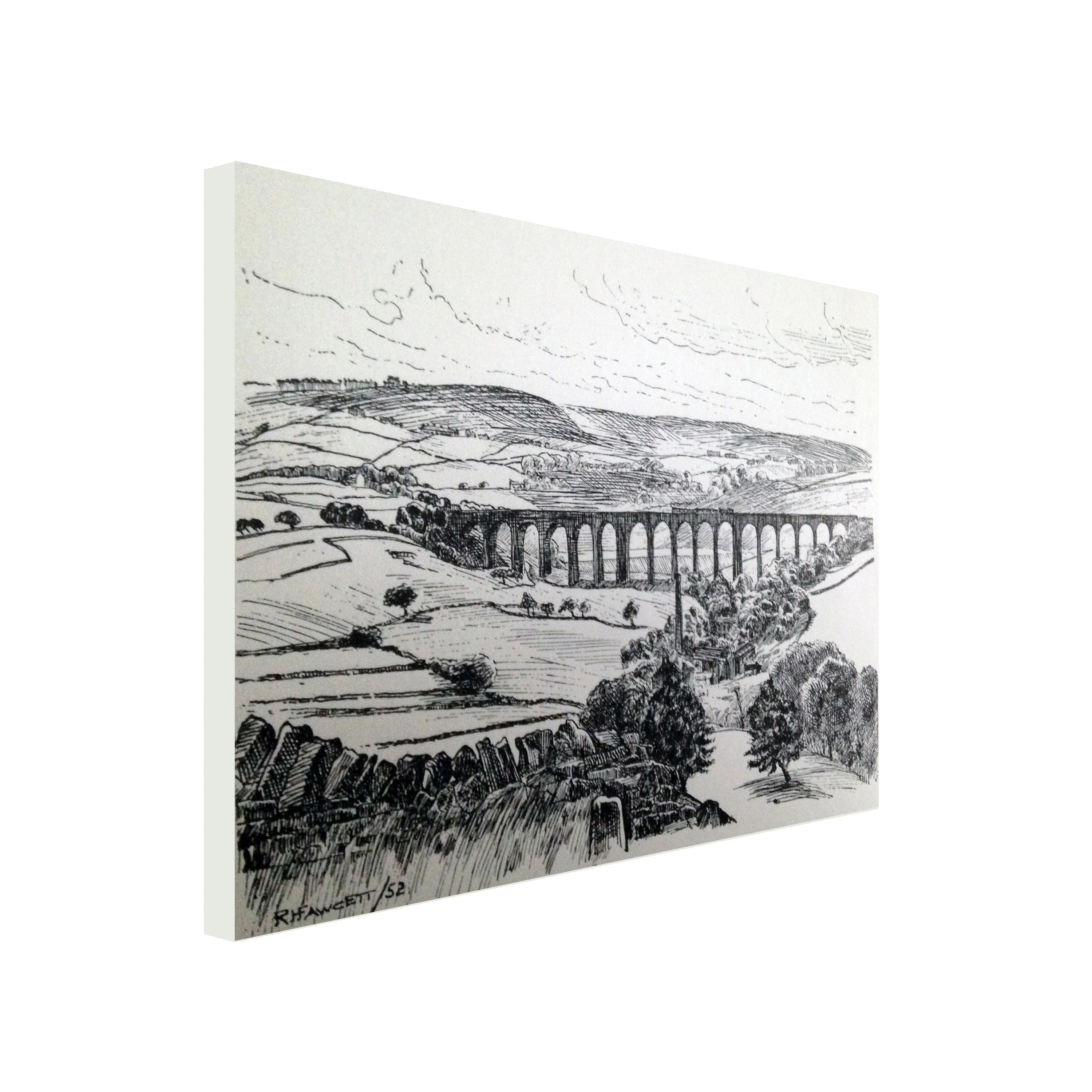 Hewenden Viaduct Canvas Print