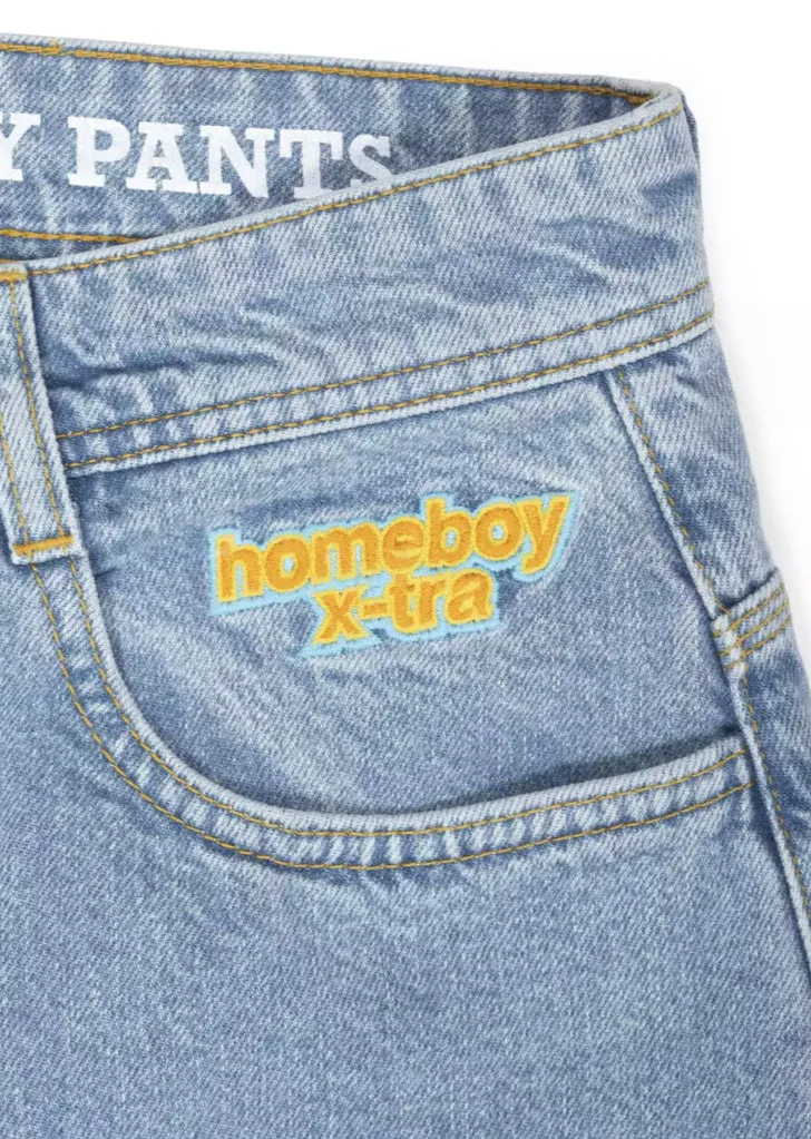 Homeboy x-tra Monster Baggy Jeans Denim Moon