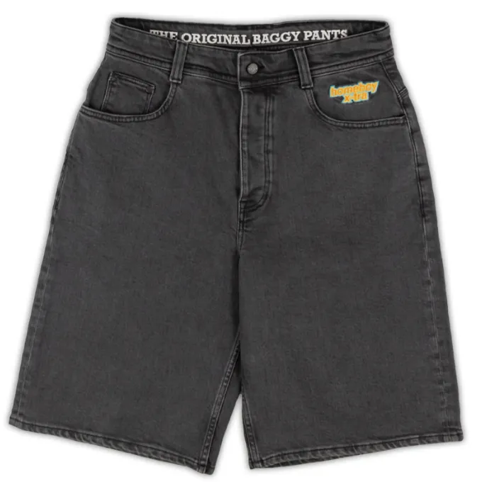 HOMEBOY - X-TRA MONSTER DENIM SHORTS - WASHED GREY