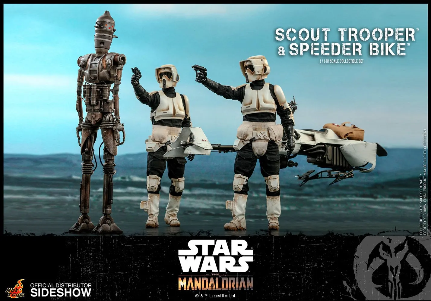 Hot Toys - The Mandalorian - Scout Trooper and Speeder Bike