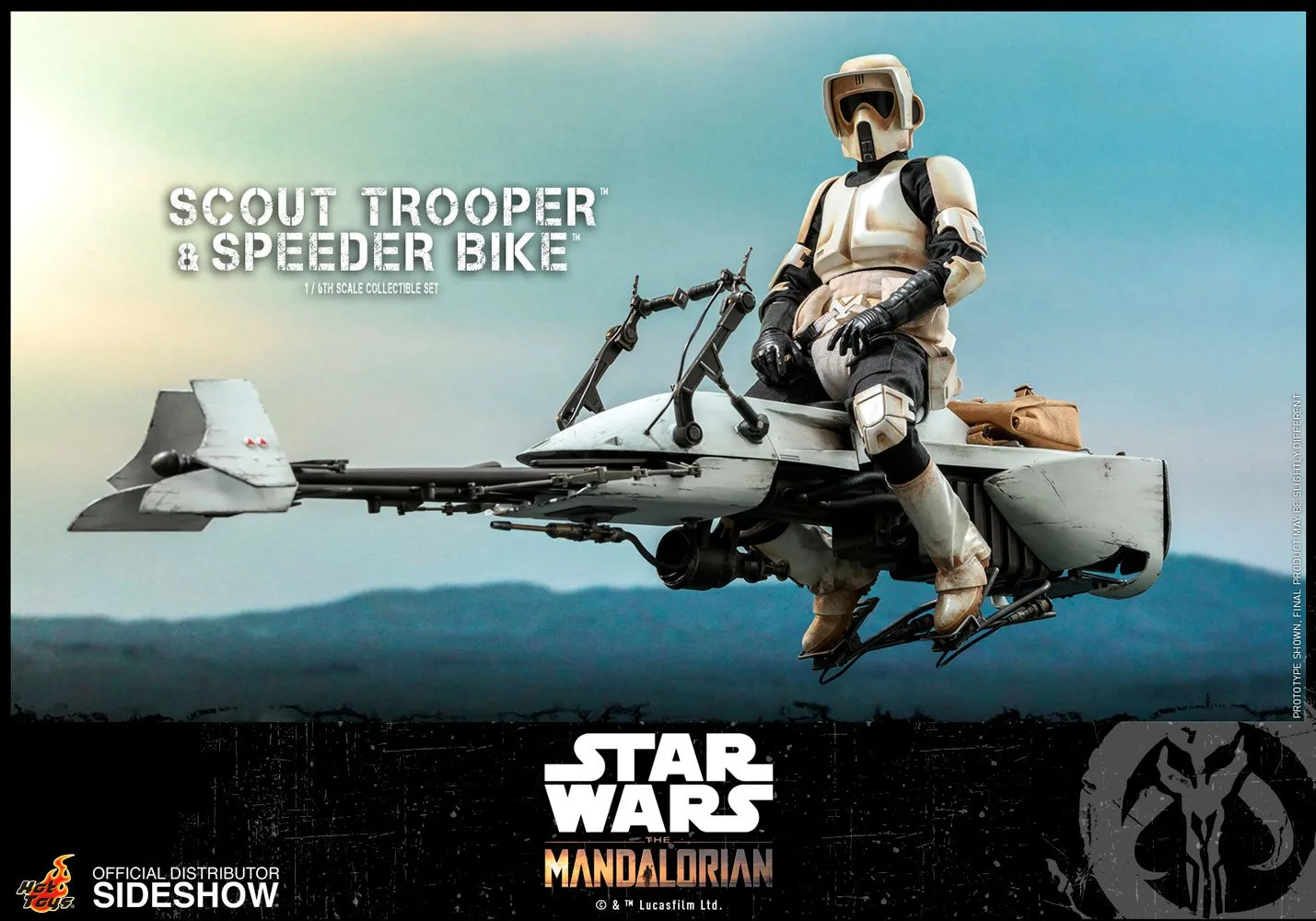 Hot Toys - The Mandalorian - Scout Trooper and Speeder Bike