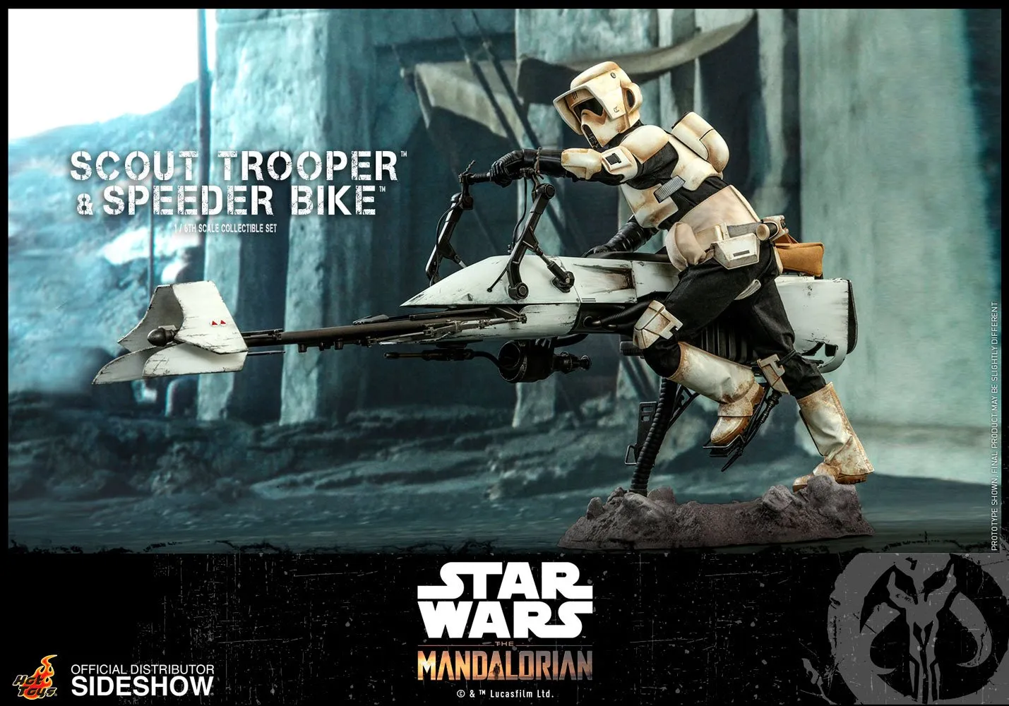 Hot Toys - The Mandalorian - Scout Trooper and Speeder Bike