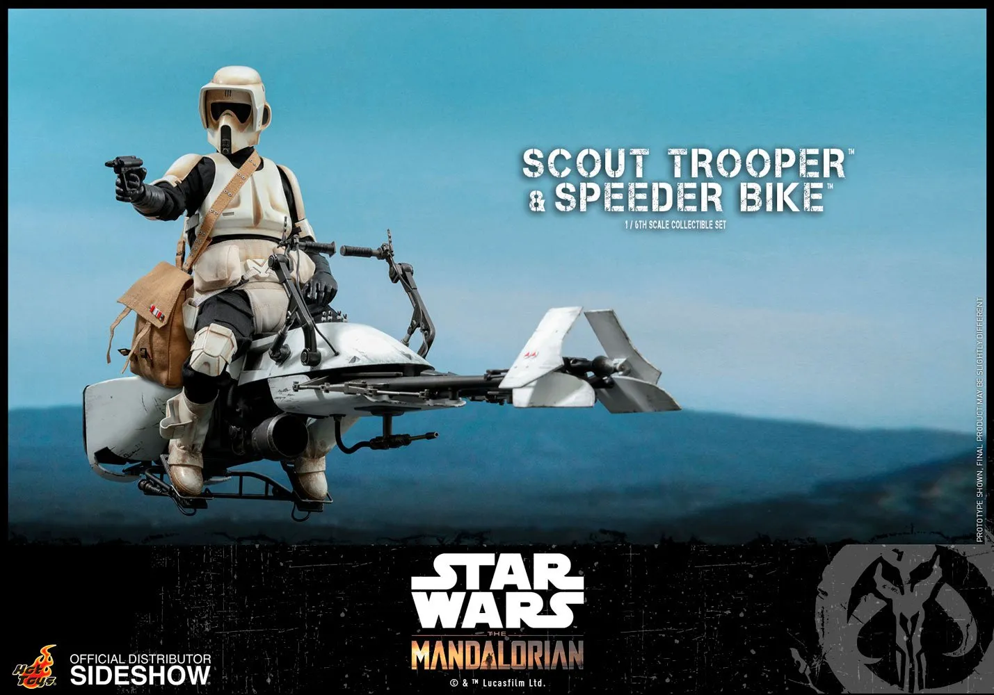 Hot Toys - The Mandalorian - Scout Trooper and Speeder Bike