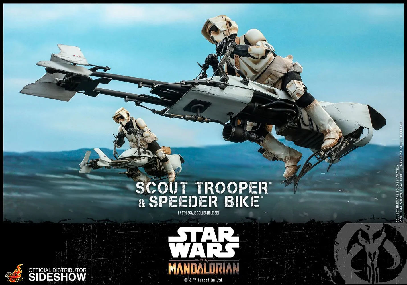 Hot Toys - The Mandalorian - Scout Trooper and Speeder Bike