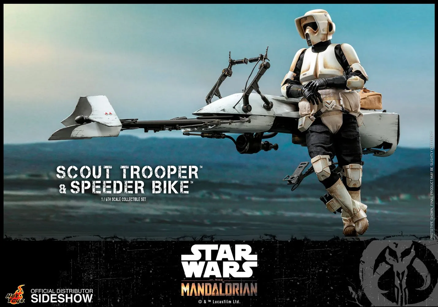 Hot Toys - The Mandalorian - Scout Trooper and Speeder Bike