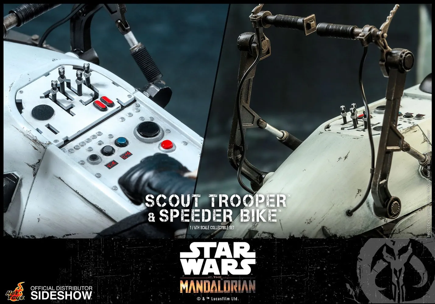 Hot Toys - The Mandalorian - Scout Trooper and Speeder Bike