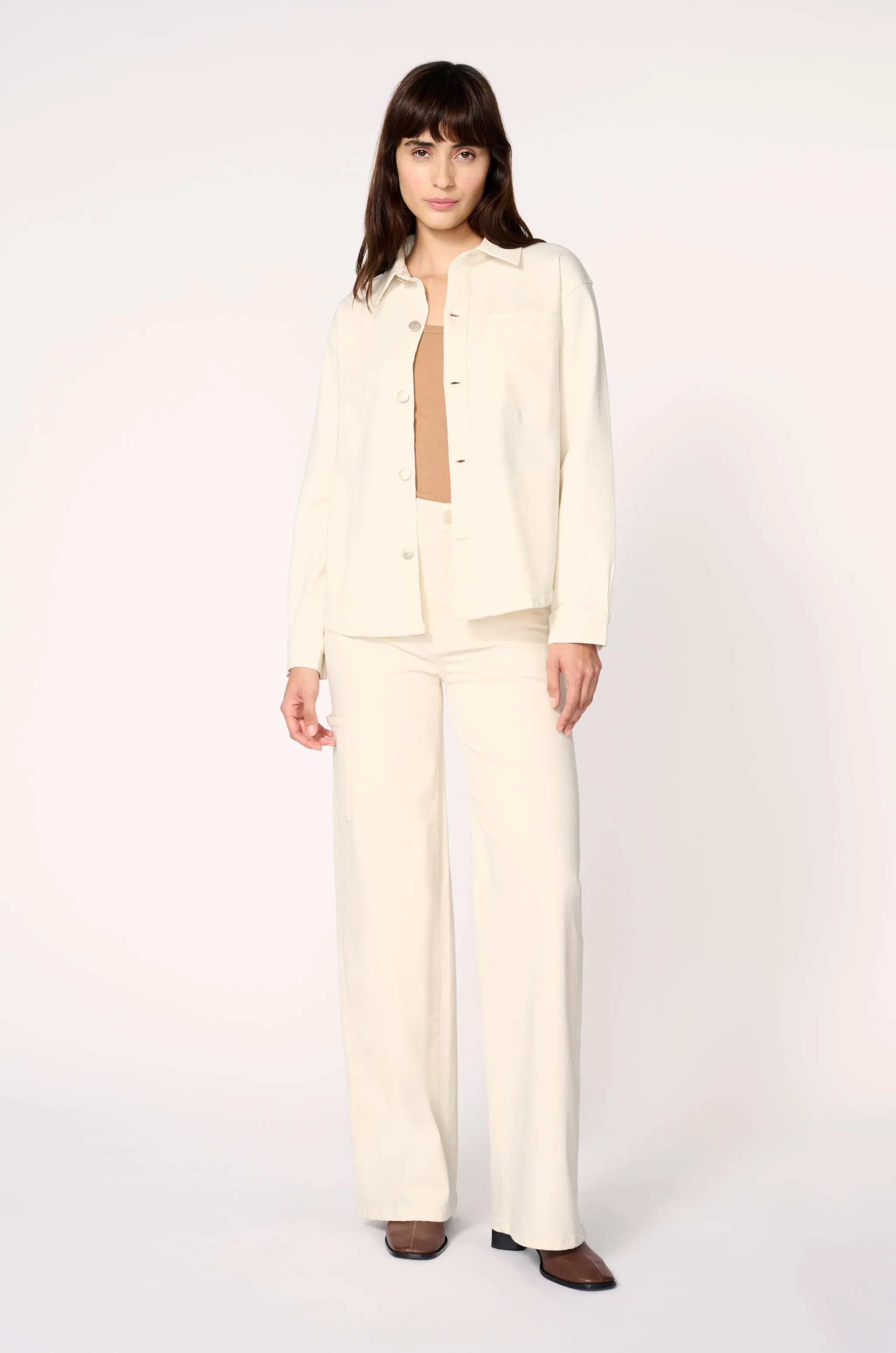 HOU - RELAXED WIDE LEG JEANS | CLOUD