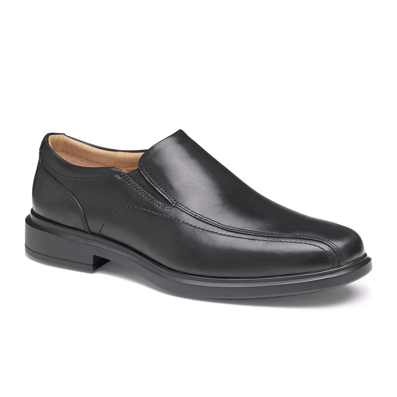 Johnston & Murphy XC4 Stanton Runoff Venetian (Men) - Black WP Calfskin