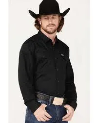 KIMES RANCH MENS BLACKOUT DRESS SHIRT