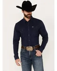 KIMES RANCH MENS BLACKOUT DRESS SHIRT