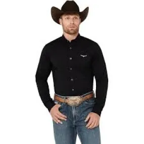 KIMES RANCH MENS BLACKOUT DRESS SHIRT
