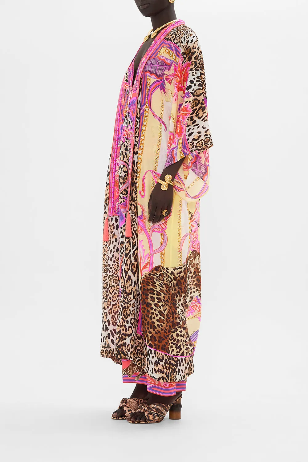 KIMONO LAYER WITH COLLAR VIOLA VINTAGE