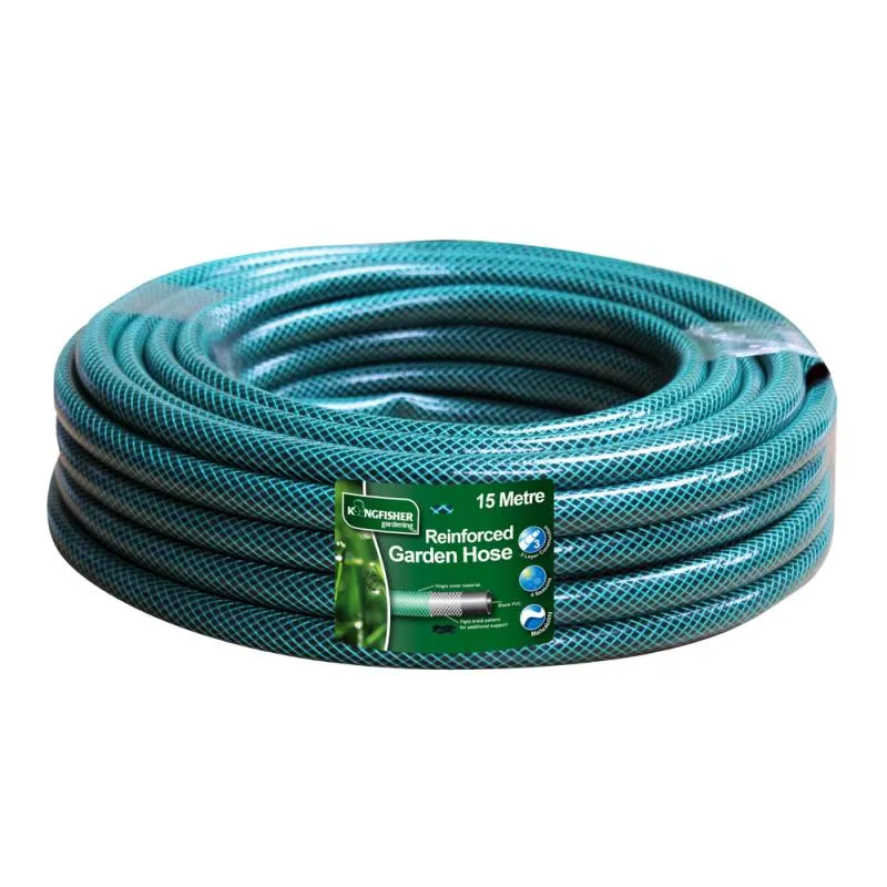Kingfisher Reinforced Garden Hose 15m