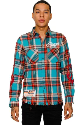 Kleep MARZY Jacket (AQUA/RED)