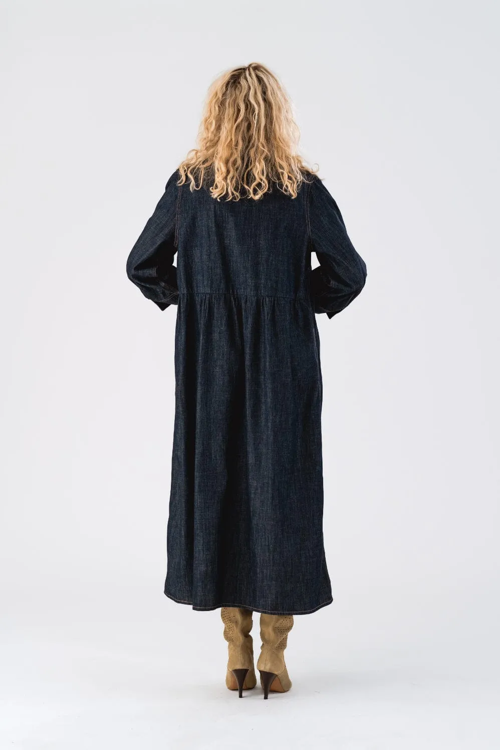 Lollys Laundry Aliya Maxi Dress Blue