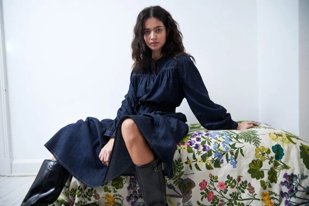 Lollys Laundry Aliya Maxi Dress Blue