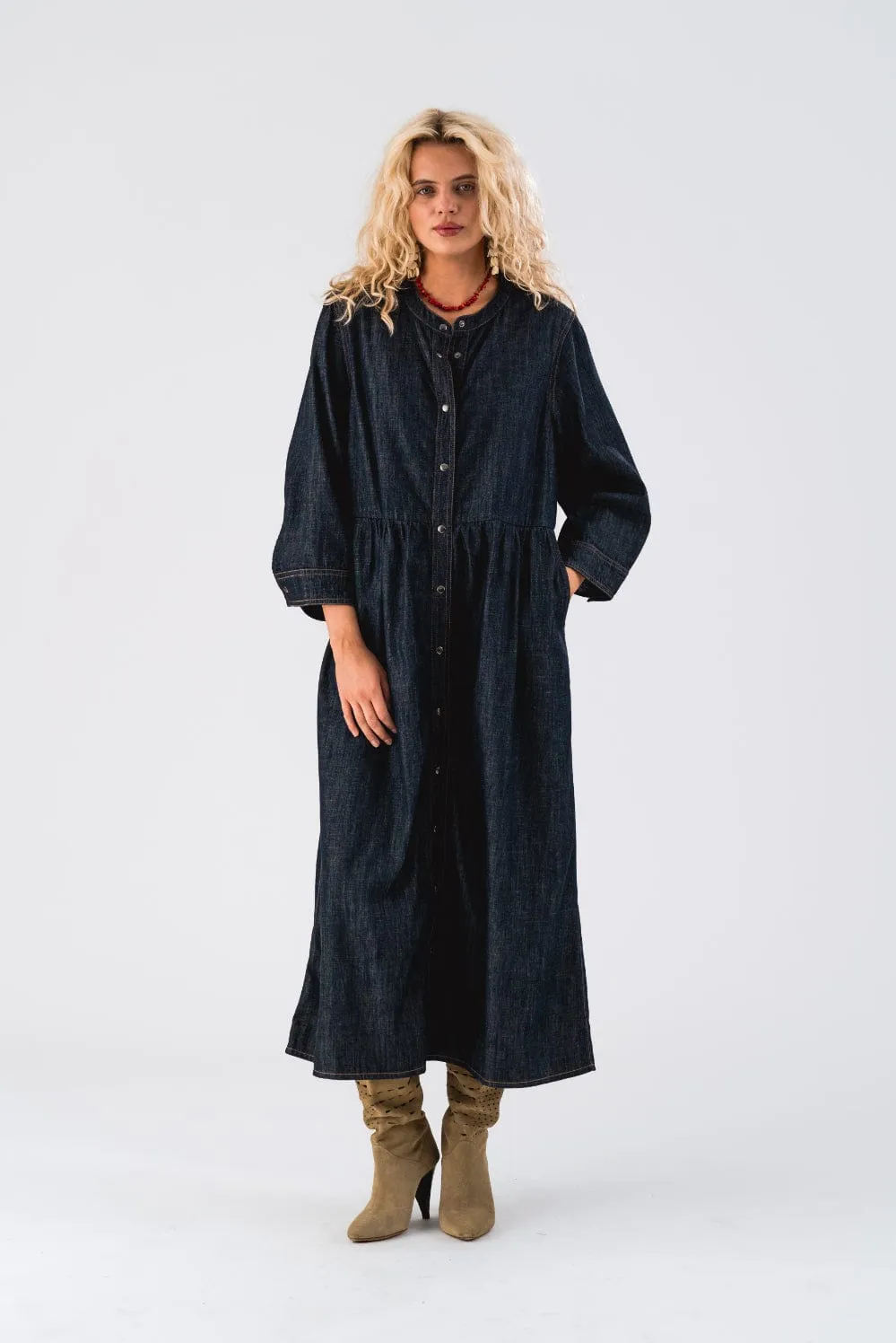Lollys Laundry Aliya Maxi Dress Blue