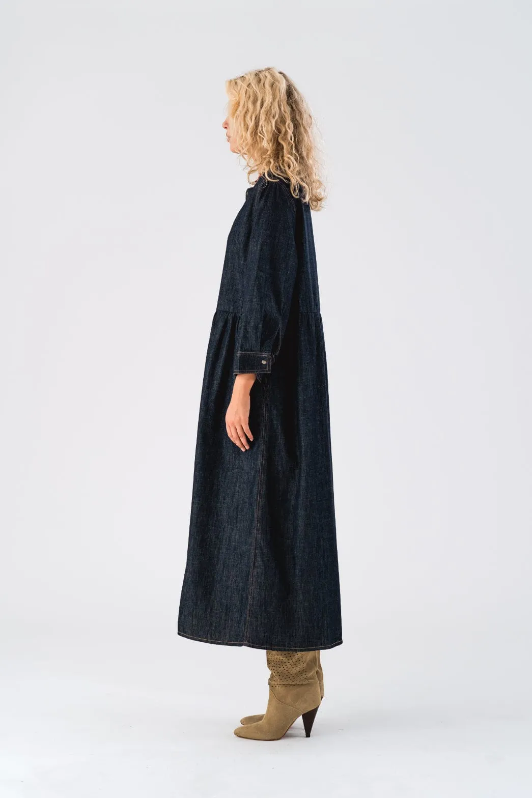 Lollys Laundry Aliya Maxi Dress Blue