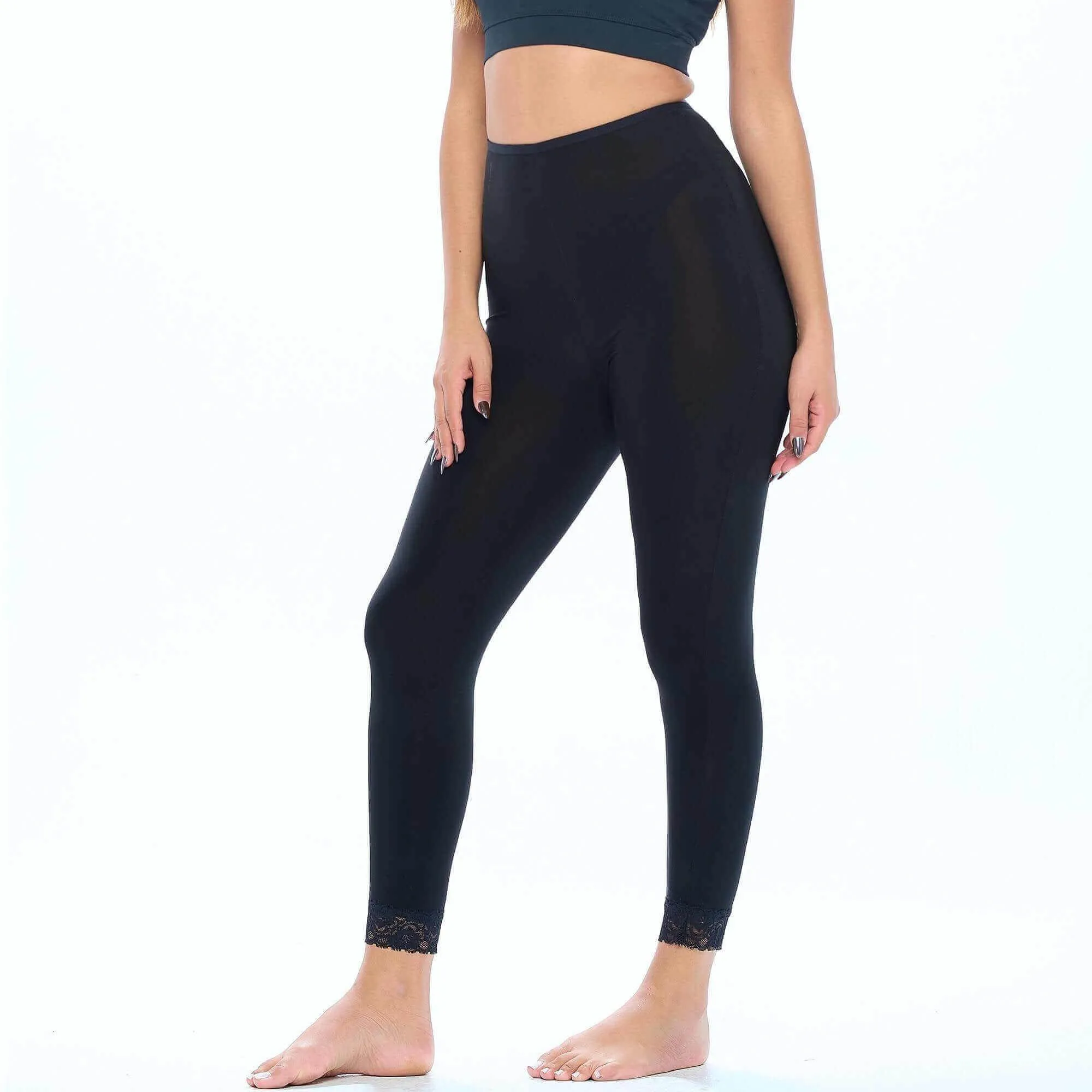 Long Underwear Legging | Black
