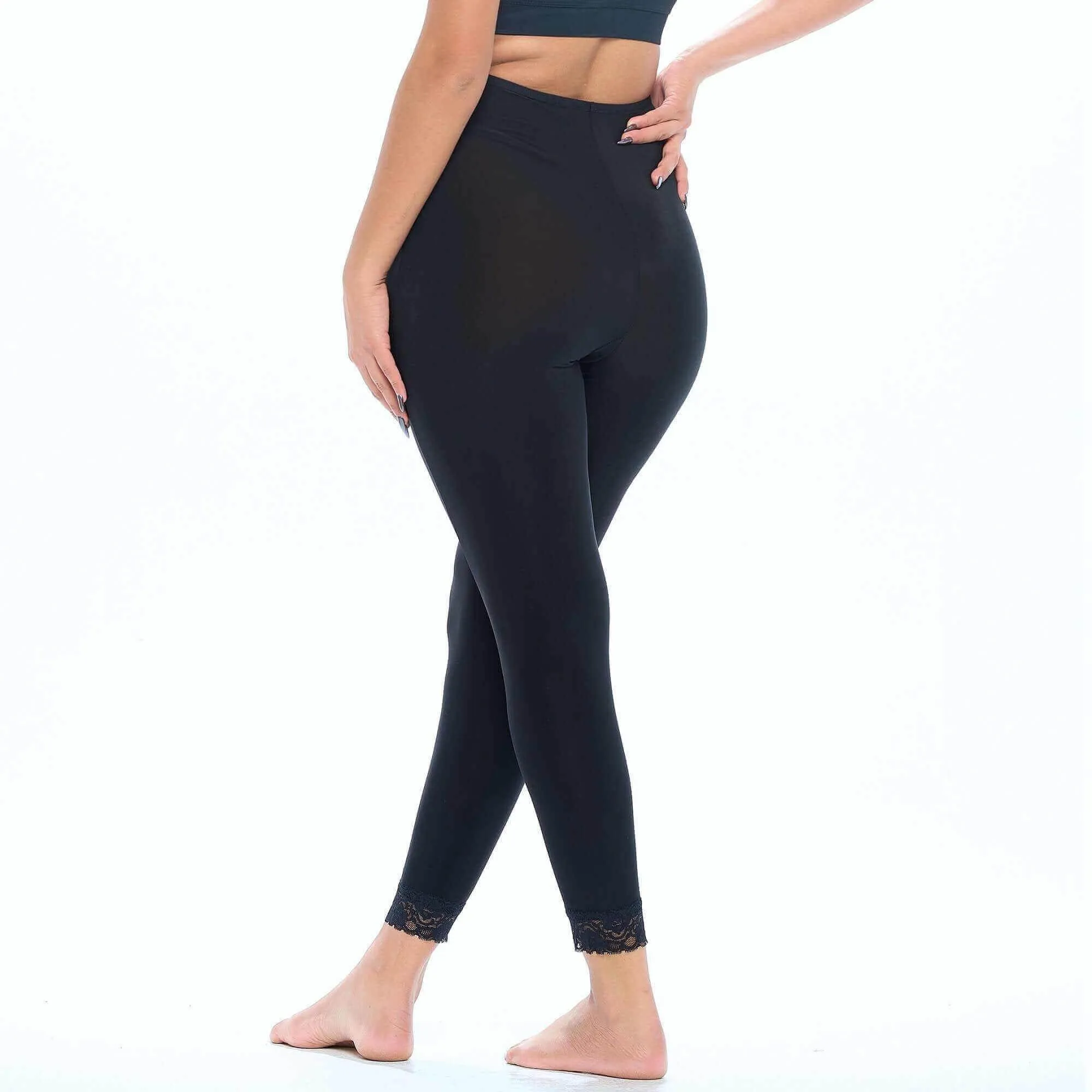 Long Underwear Legging | Black
