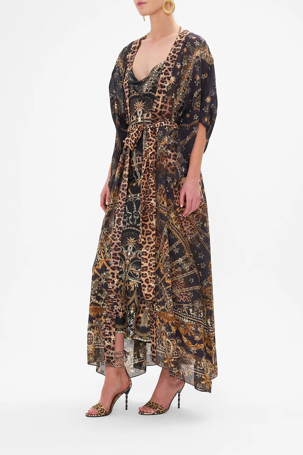 LUREX BELTED RELAXED LAYER MASKED AT MOONLIGHT
