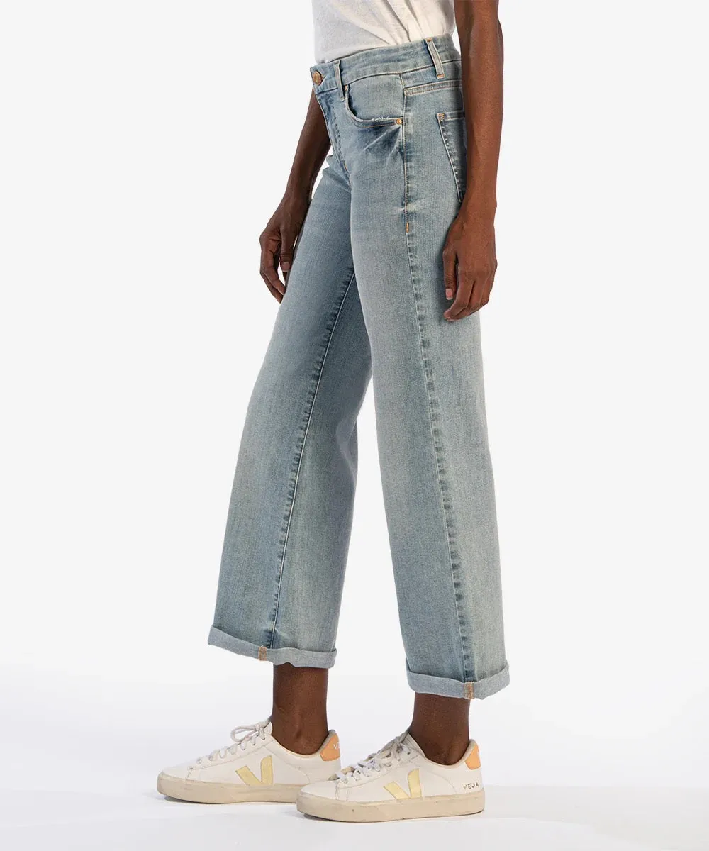 Meg Mid Rise Roll Up Jean - CHCKL