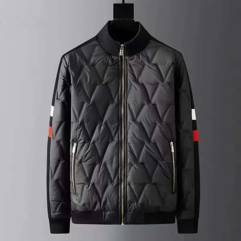 Men's Quilted Tracksuit: Bomber Jacket & Tapered Trousers