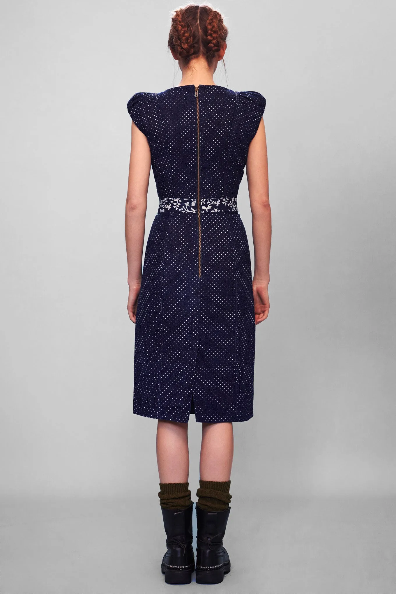 MIRIAM dress - Indigo print