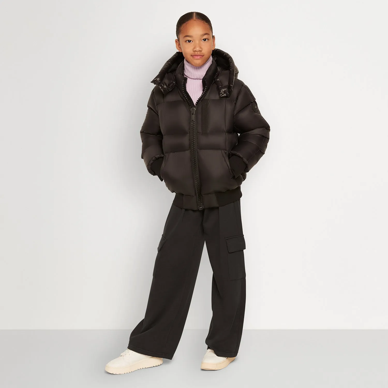 MOOSE KNUCKLES 125th Street Bomber Jacket - Black