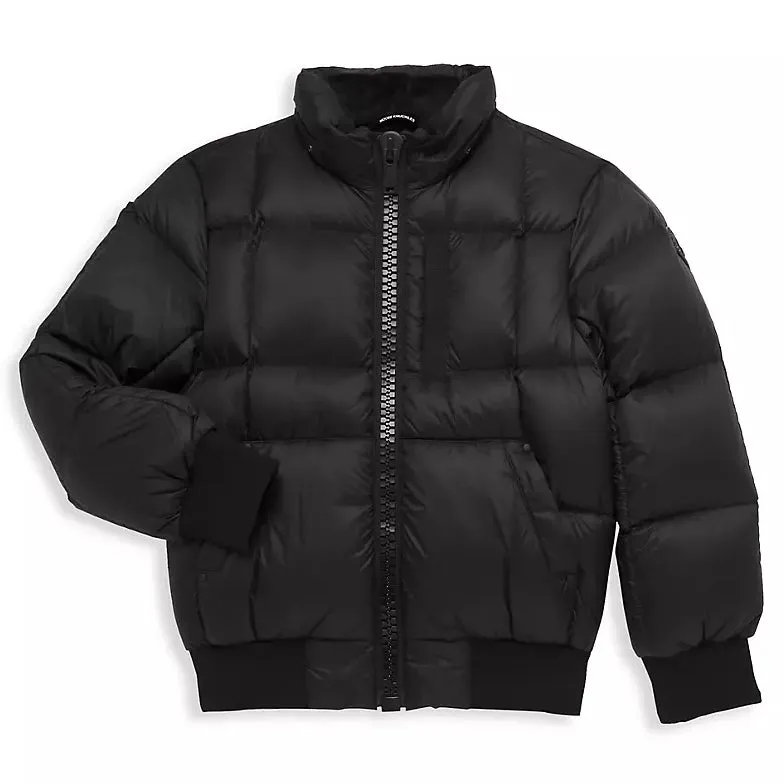 MOOSE KNUCKLES 125th Street Bomber Jacket - Black
