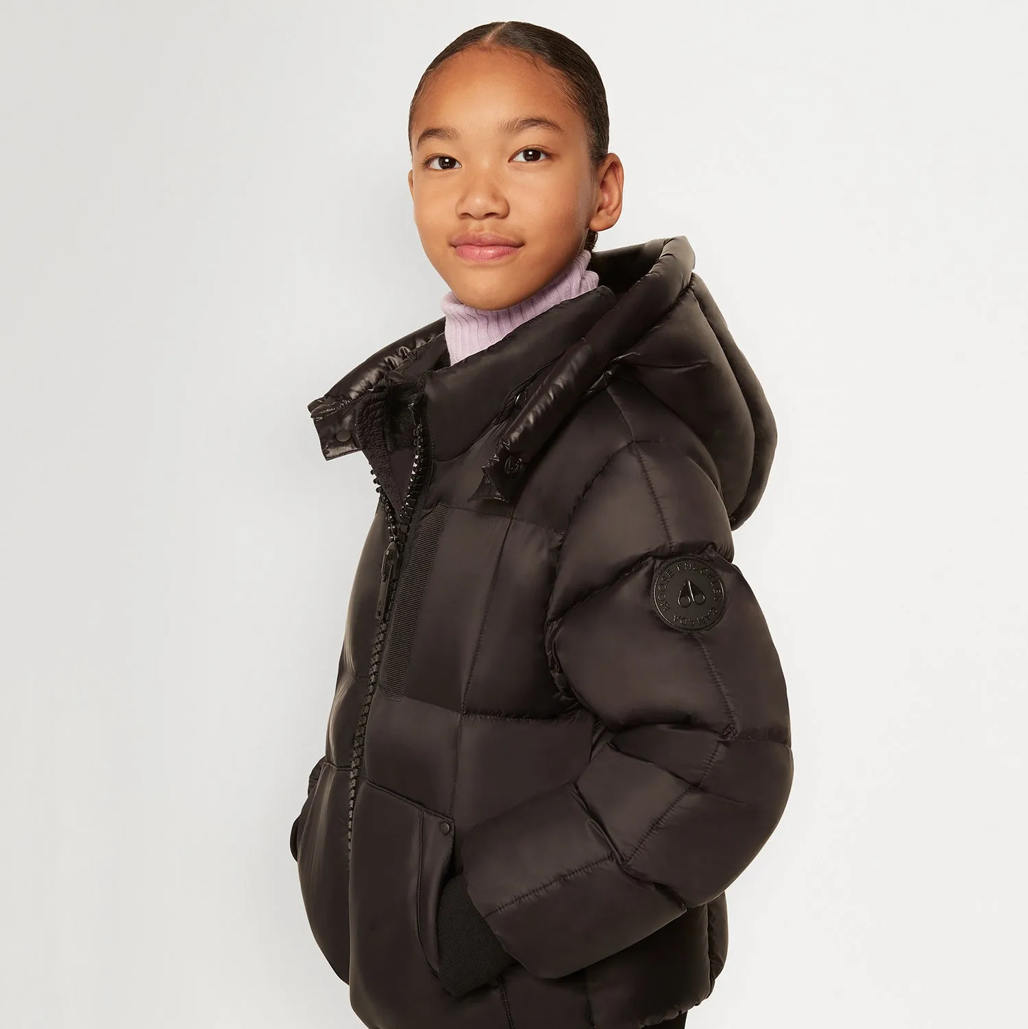 MOOSE KNUCKLES 125th Street Bomber Jacket - Black