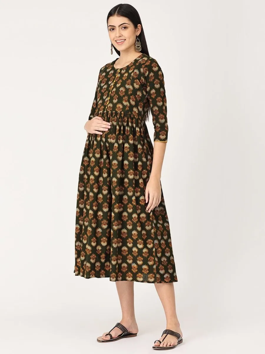 Moringa Maternity and Nursing Dress